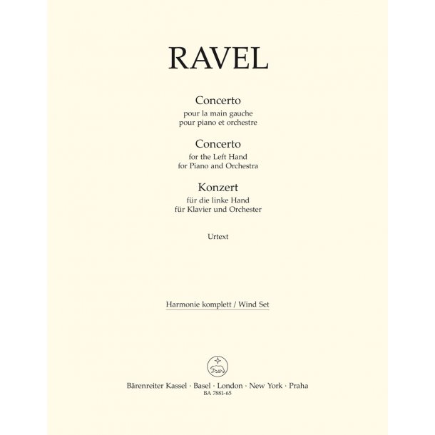 Concerto for the Left Hand - Ravel, Maurice