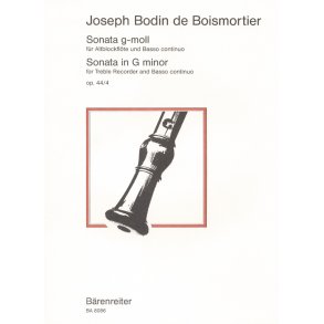 Sonata - Boismortier, Joseph Bodin de