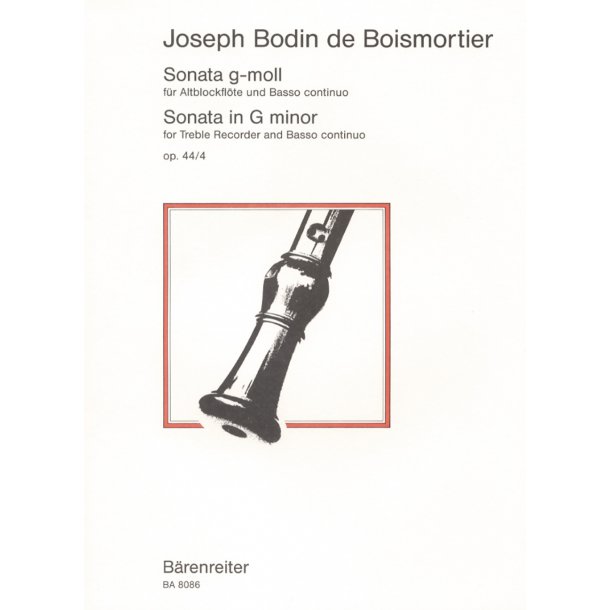 Sonata - Boismortier, Joseph Bodin de