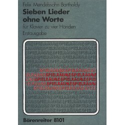 Seven Lieder ohne Worte - Mendelssohn Bartholdy, Felix