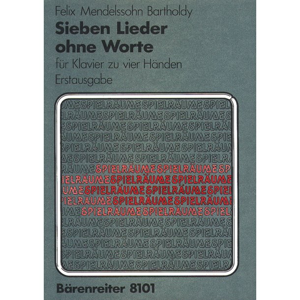 Seven Lieder ohne Worte - Mendelssohn Bartholdy, Felix