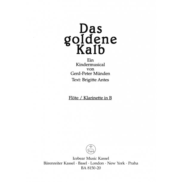 Das goldene Kalb - M&uuml;nden, Gerd-Peter