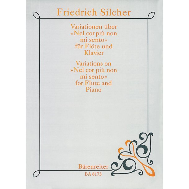 Variationen &uuml;ber "Nel cor piu non mi sento" - Silcher, Friedrich