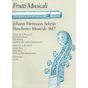 Banchetto musicale 1617 - Schein, Johann Hermann