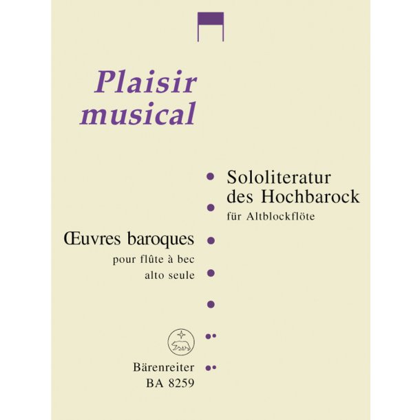 Sololiteratur des Hochbarock - 