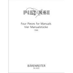 vier Pieces for Manuals - Kee, Piet