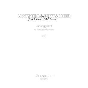 Janusgesicht - Pintscher, Matthias