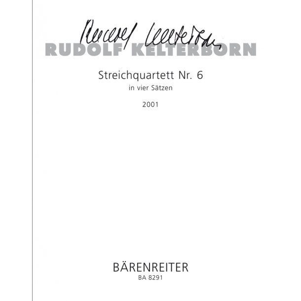 String Quartet - Kelterborn, Rudolf