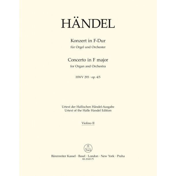 Concerto - H&auml;ndel, Georg Friedrich