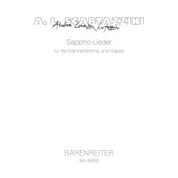 Sappho Lieder - Scartazzini, Andrea Lorenzo
