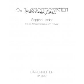 Sappho Lieder - Scartazzini, Andrea Lorenzo