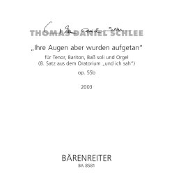 Ihre Augen aber wurden aufgetan - Schlee, Thomas Daniel