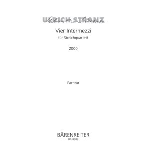 Vier Intermezzi - Stranz, Ulrich