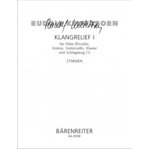 Klangrelief I - Kelterborn, Rudolf