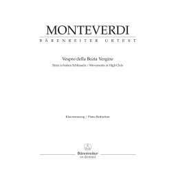 Vespro della Beata Vergine - Monteverdi, Claudio