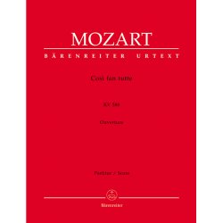 Ouvert&uuml;re zu "Cos&igrave; fan tutte" - Mozart, Wolfgang Amadeus