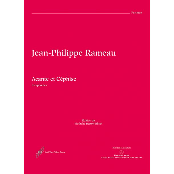 Acante et C&eacute;phise ou La sympathie - Rameau, Jean-Philippe