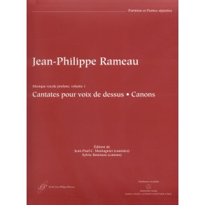 Cantates pour voix de dessus - Rameau, Jean-Philippe