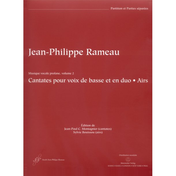 Cantates pour voix de basse et en duo, Airs - Rameau, Jean-Philippe