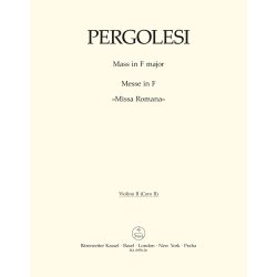 Mass - Pergolesi, Giovanni Battista