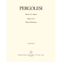 Mass - Pergolesi, Giovanni Battista