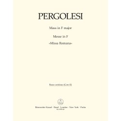 Mass - Pergolesi, Giovanni Battista