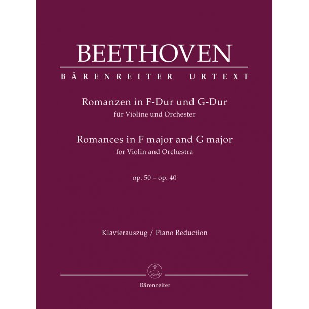 Romances in F major and G major - Beethoven, Ludwig van