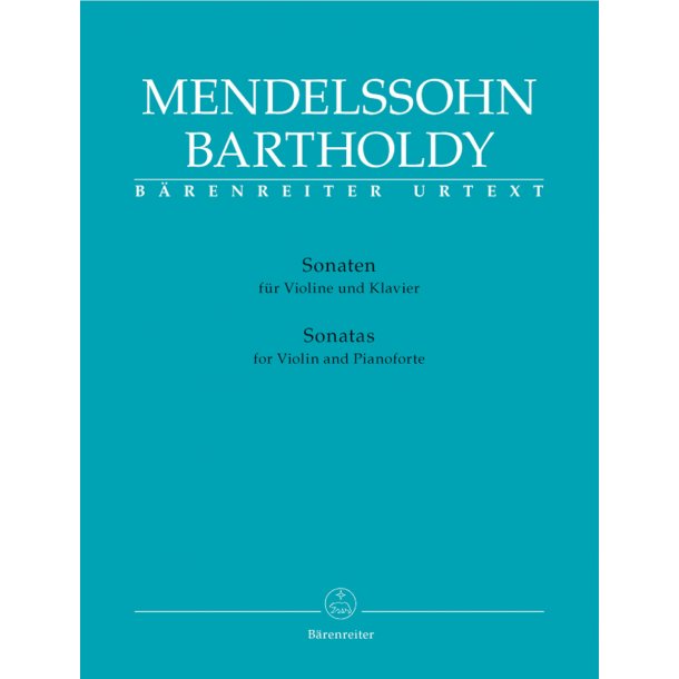 Sonatas - Mendelssohn Bartholdy, Felix