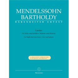 Lieder - Mendelssohn Bartholdy, Felix