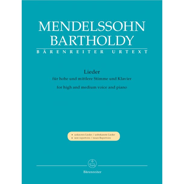 Lieder - Mendelssohn Bartholdy, Felix
