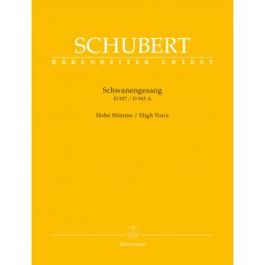 SchwanenGesang. Thirteen lieder on poems by Rellstab and Heine D 957 / 