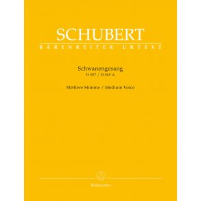 SchwanenGesang. Thirteen lieder on poems by Rellstab and Heine D 957 / 