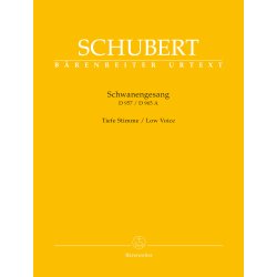 SchwanenGesang. Thirteen lieder on poems by Rellstab and Heine D 957 / "Die Taubenpost" D 965 A - Schubert, Franz