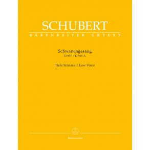 SchwanenGesang. Thirteen lieder on poems by Rellstab and Heine D 957 / 