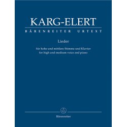 Lieder - Karg-Elert, Sigfrid