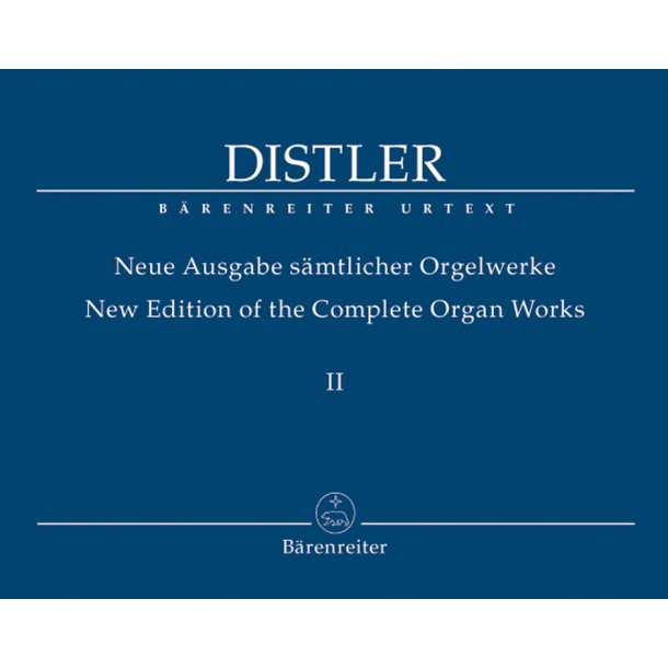 Kleine Orgelchoralbearbeitungen op. 8, Nr. 3 und einzeln &uuml;berlieferte Choralbearbeitungen - Distler, Hugo