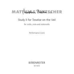 Study II for Treatise on the Veil - Pintscher, Matthias