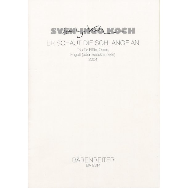 Er schaut die Schlange an - Koch, Sven-Ingo