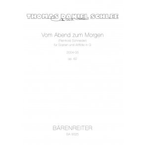 Vom Abend zum Morgen - Schlee, Thomas Daniel