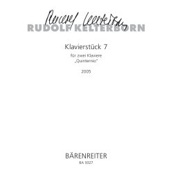 Klavierst&uuml;ck 7 - Kelterborn, Rudolf