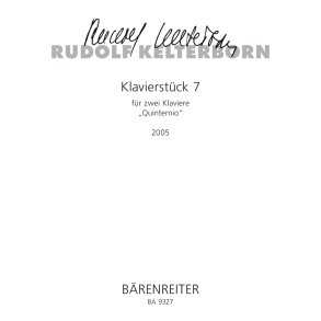Klavierstück 7 - Kelterborn, Rudolf