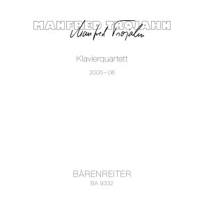 Piano Quartet - Trojahn, Manfred