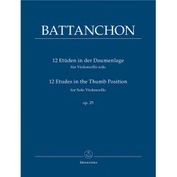 12 Etudes in the Thumb Position - Battanchon, Felix