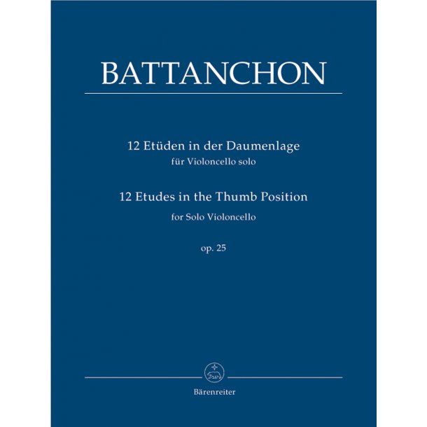 12 Etudes in the Thumb Position - Battanchon, Felix