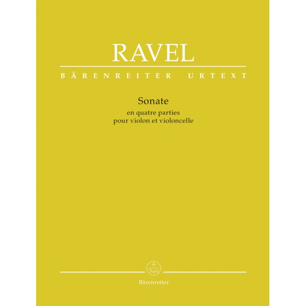 Sonata in four Parts - Ravel, Maurice