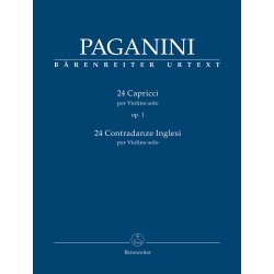 24 Capricci op. 1 / 24 Contradanze Inglesi - Paganini, Niccol&ograve;