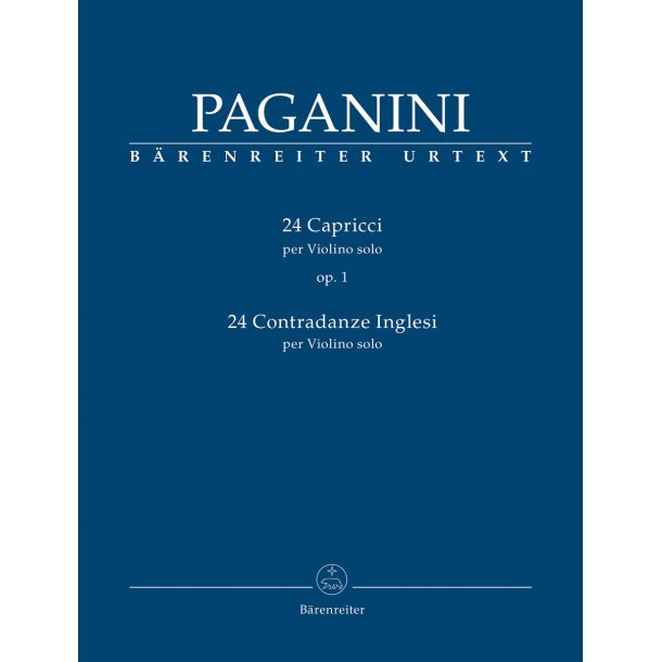 24 Capricci op. 1 / 24 Contradanze Inglesi - Paganini, Niccol&ograve;