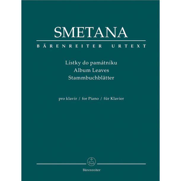 Stammbuchbl&auml;tter - Smetana, Bedrich