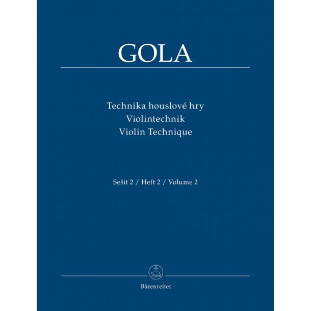 Violin Technique - Gola, Zdenek