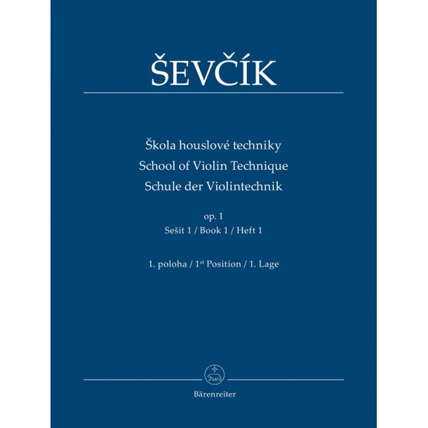 School of Violin Technique - &#138;evc&iacute;k, Otakar
